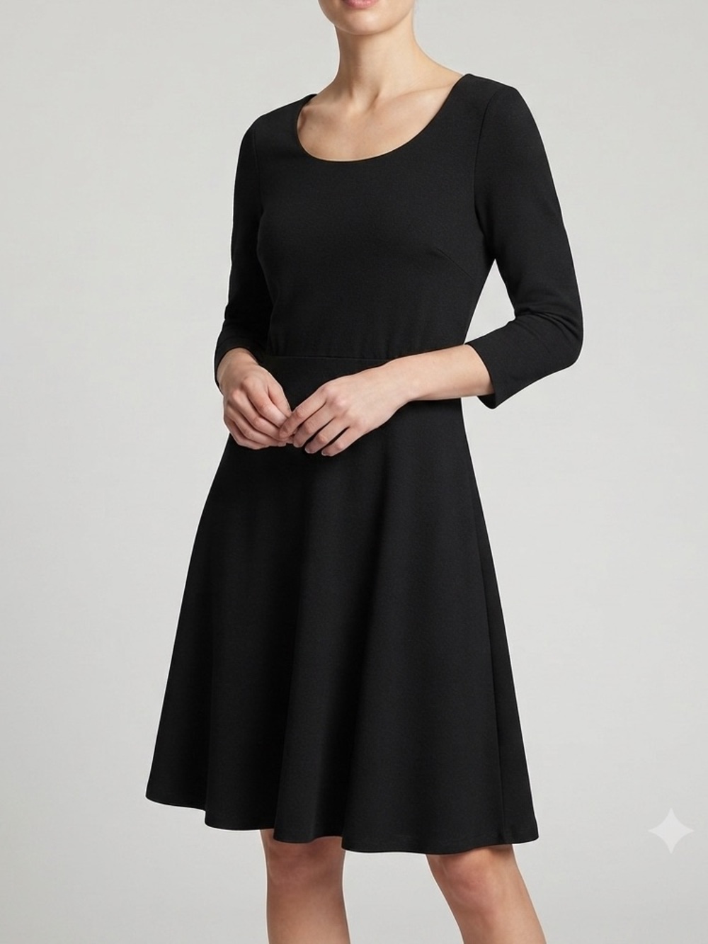 Lands End Boatneck Knit Dress